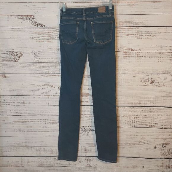 Woman's American Eagle Super Stretch Skinny Jeans sz 2 - Picture 5 of 9
